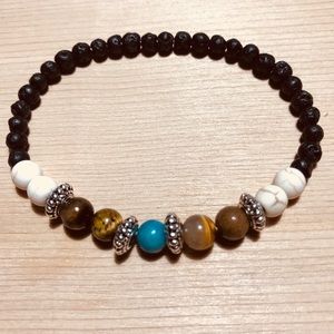 Lava Stone Essential Oil Diffuser Bracelet